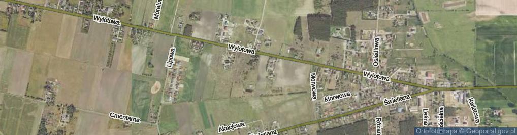 Zdjęcie satelitarne Cisowa ul.